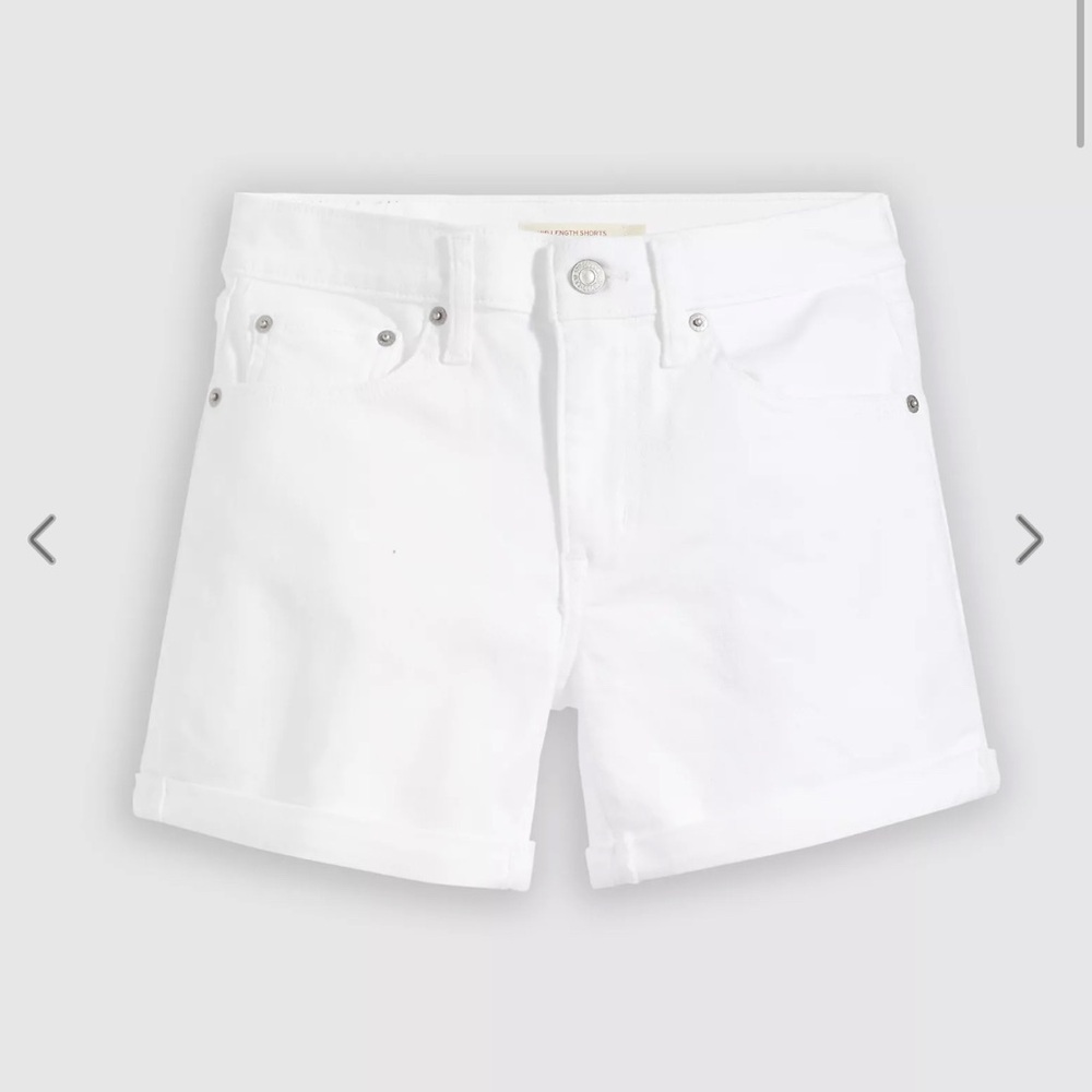 White Denim Women's Shorts